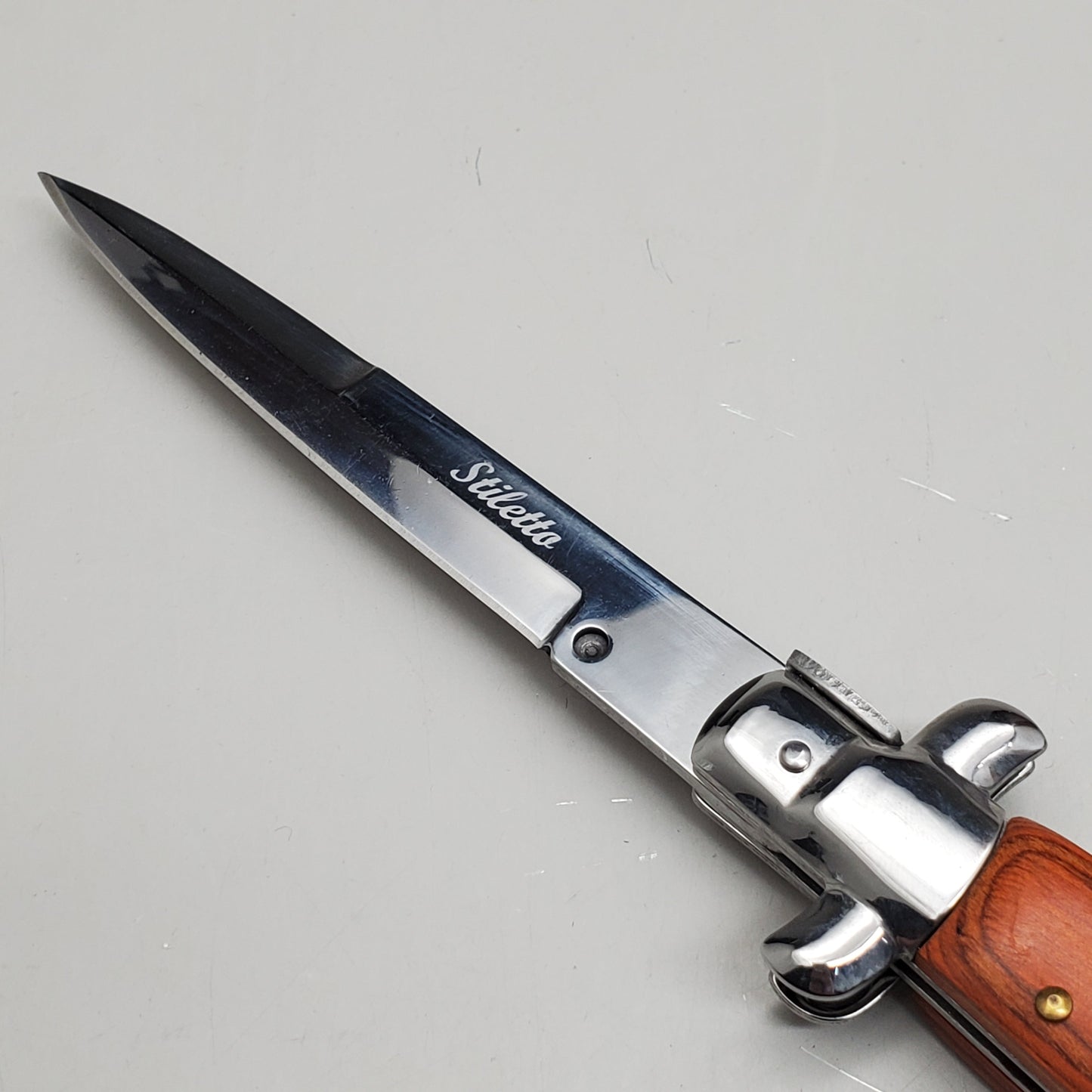 ZA@ ARMED FORCE TACTICAL Hand Crafted OTF Pocket Knife 9" Knife 4"Blade White ST-7IV