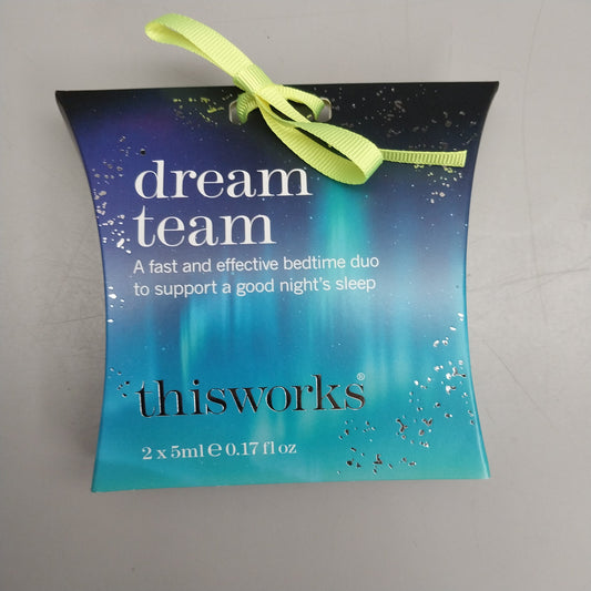 THIS WORKS Dream Team Deep Sleep Pillow Spray & Stress Check Roll-On (2x5 ml) (New)