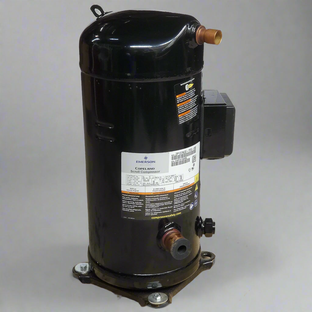 EMERSON Copeland Scroll Compressor High Temp R410A 460v3ph 168,000btu ZP137KCETFD950