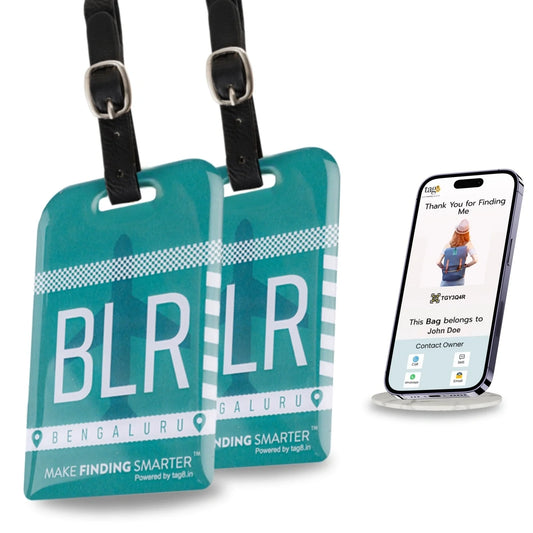 Smart Bag Security Tag - Bengaluru (BLR)  [Pack 2]