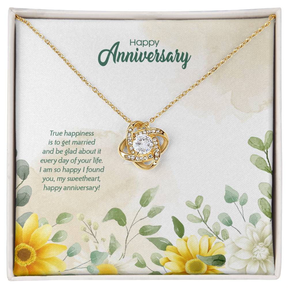 (Anniversary Edition) Happily Married - Love Knot Necklace