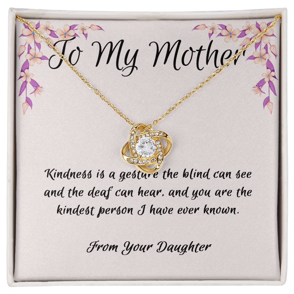 To My Mother - From Your Daughter - Necklace