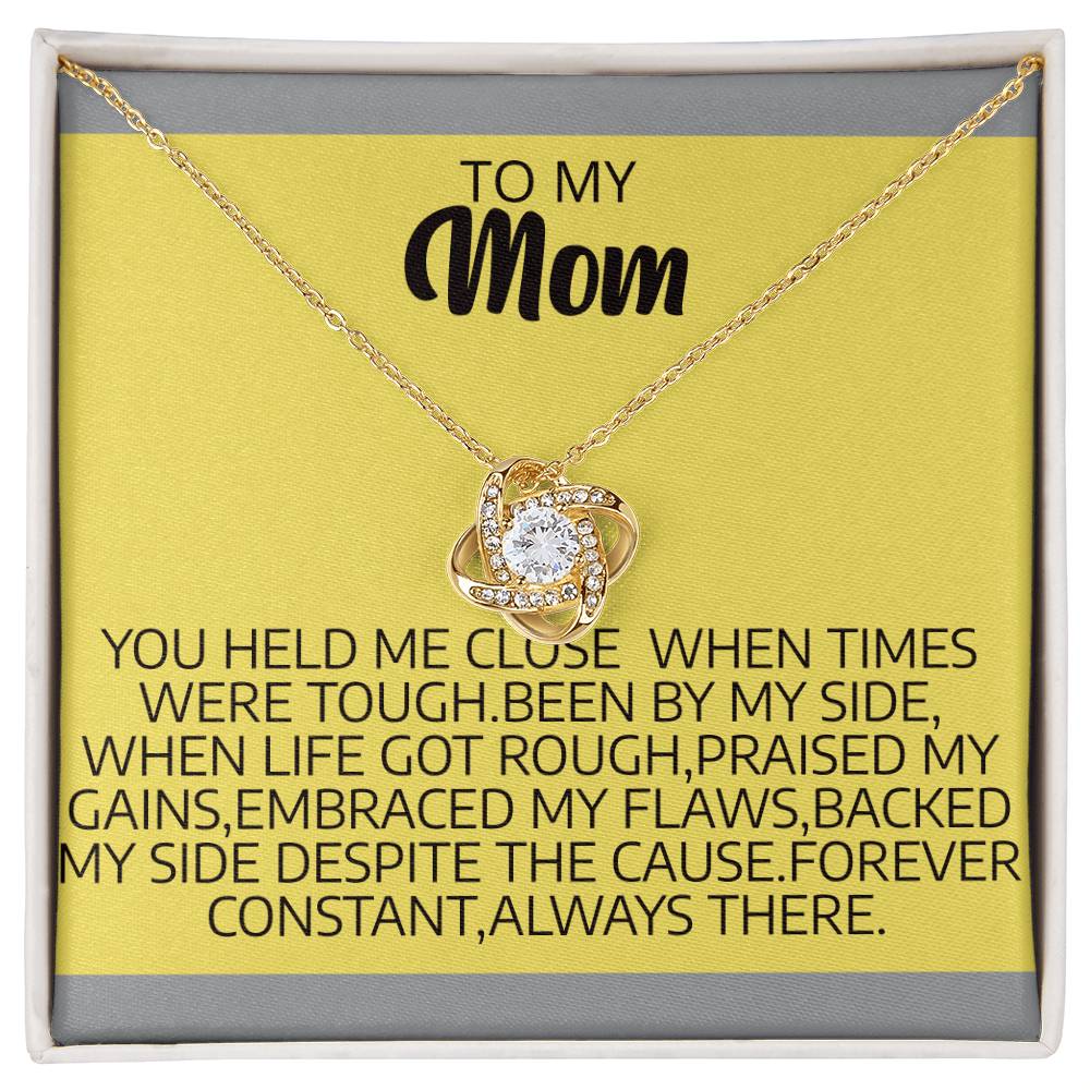 (Almost Gone) Held Me Close- Mom Necklace