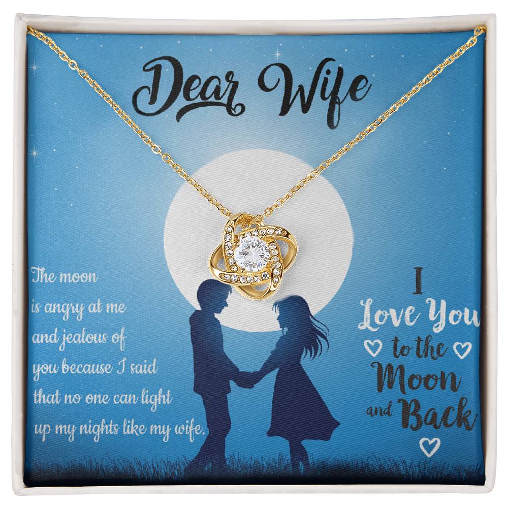 Dear Wife - I Love You - 925 Sterling Silver Pendant