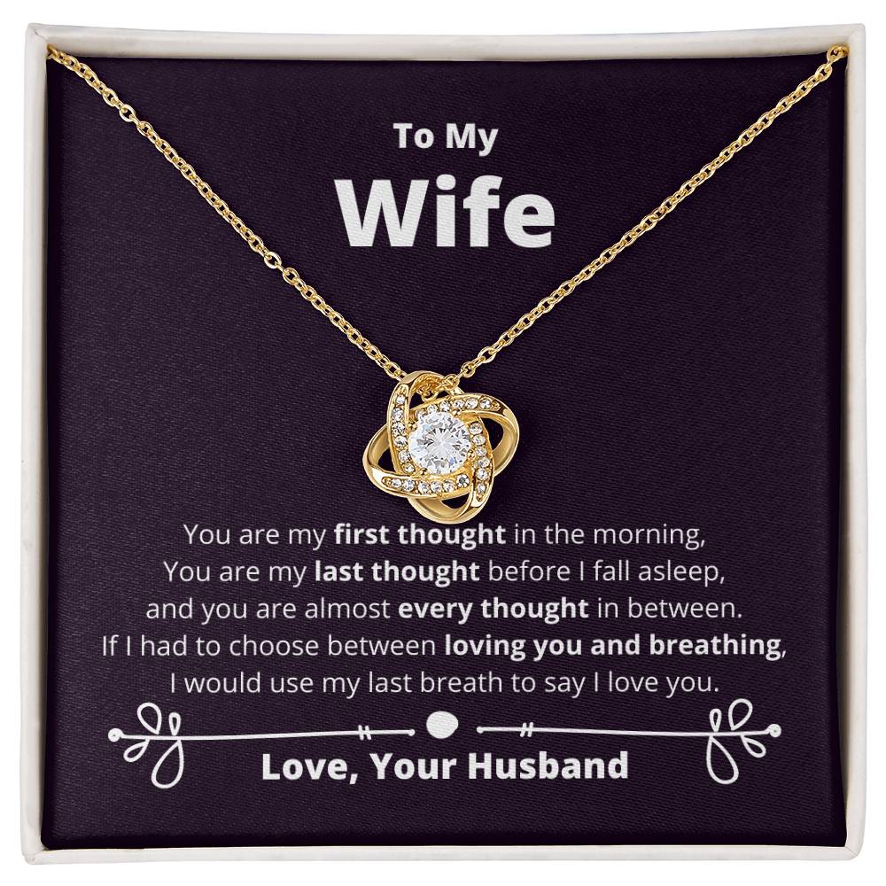 Almost Every Thought Necklace