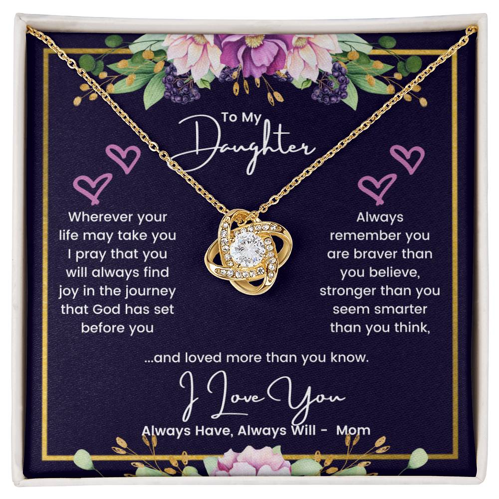 To My Daughter - You Are Loved - Necklace