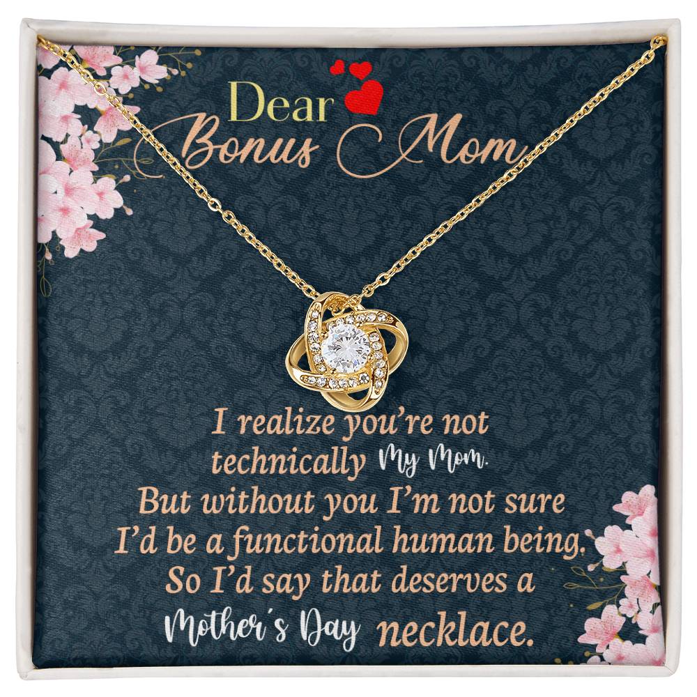 Bonus Mom - Mother's Day Necklace