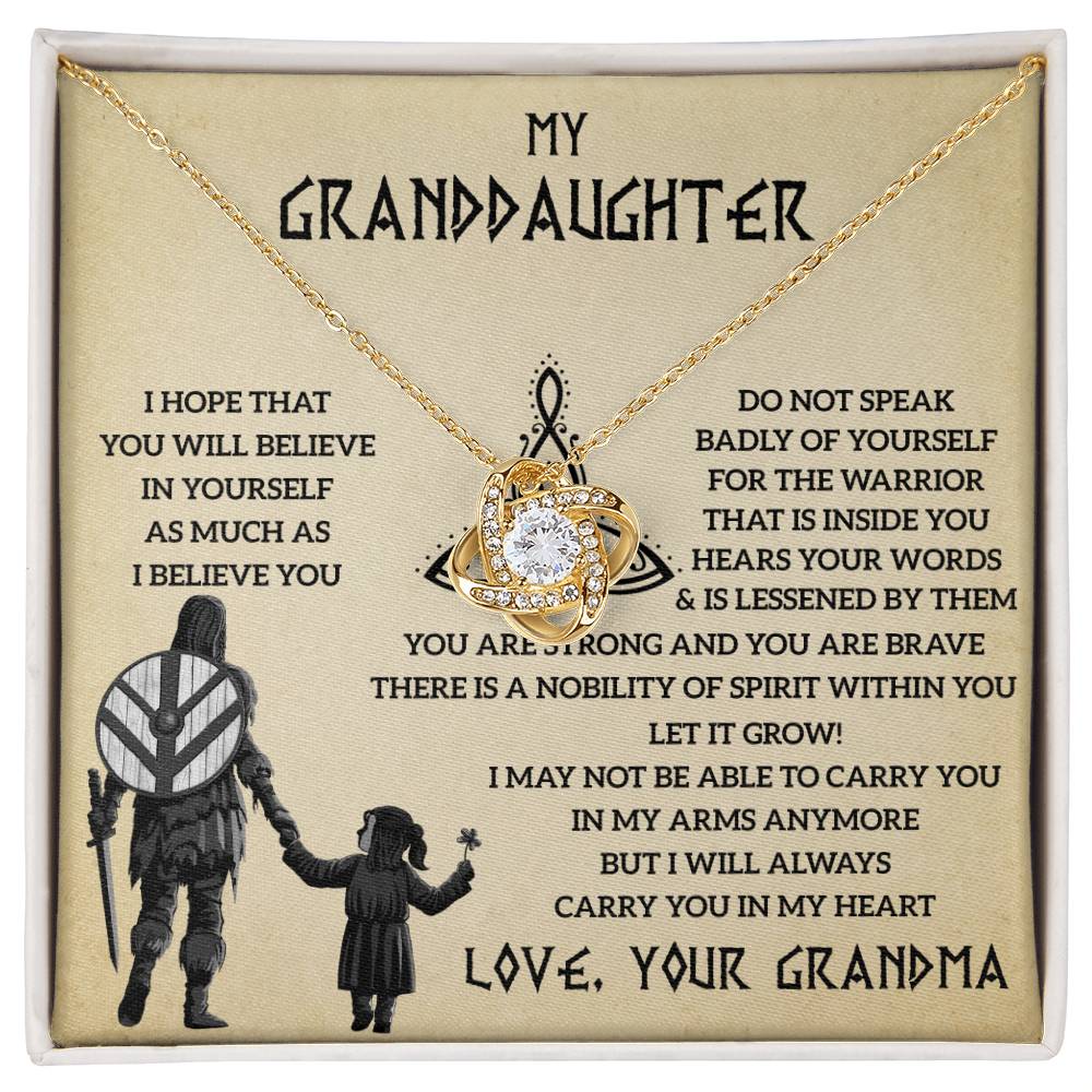 Necklace for Granddaughter - an Eternal Love From Grandma