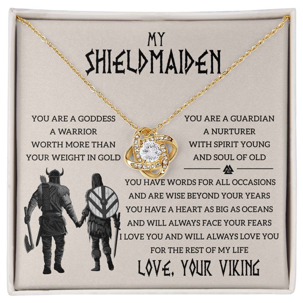 Shieldmaiden Love Knot Necklace From Beloved Viking