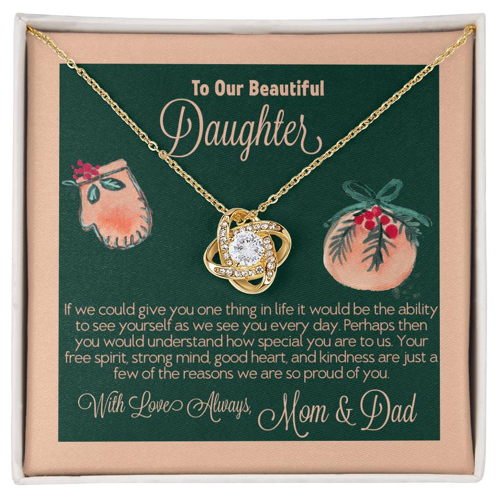 To Our Beautiful Daughter You Are Special Necklace