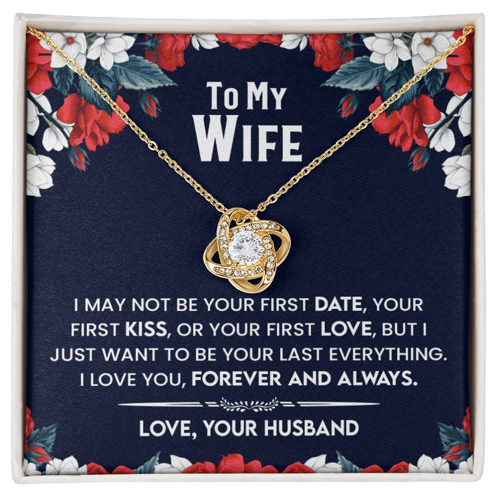 Limited Edition Love Knot Necklace Gift for Wife