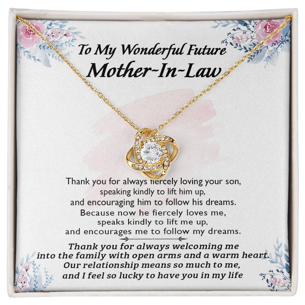 (Almost Gone) Gift for Future Mother-In-Law - Lift Him Up - Love Knot