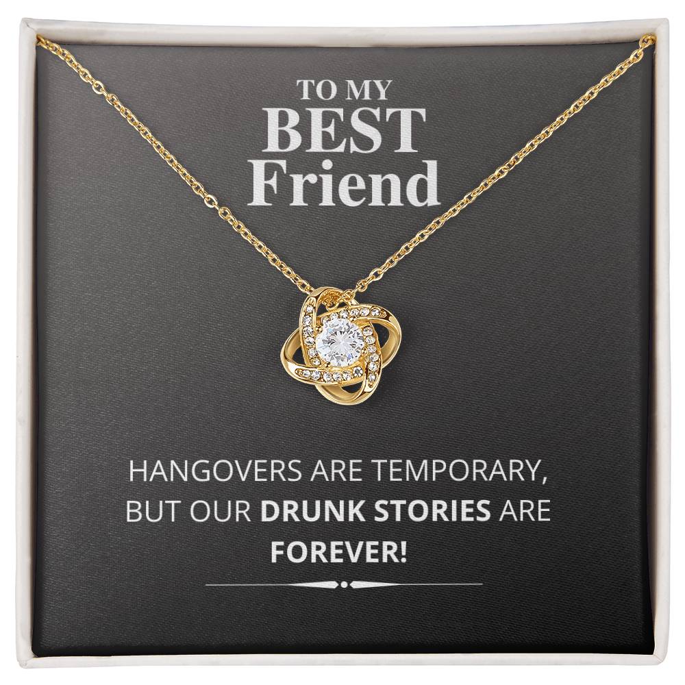 To My Best Friend - Love Knot Necklace (New Arrival)