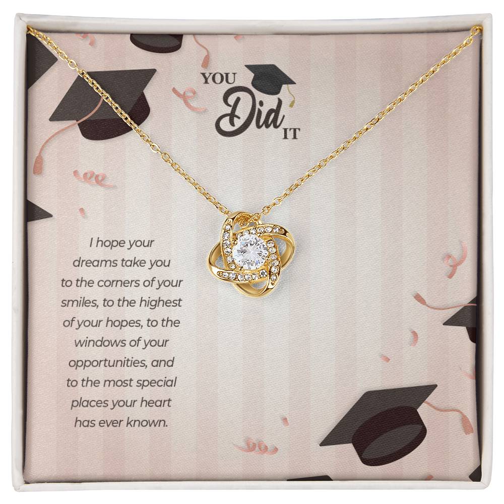 Taking You to Your Dreams - Love Knot Necklace