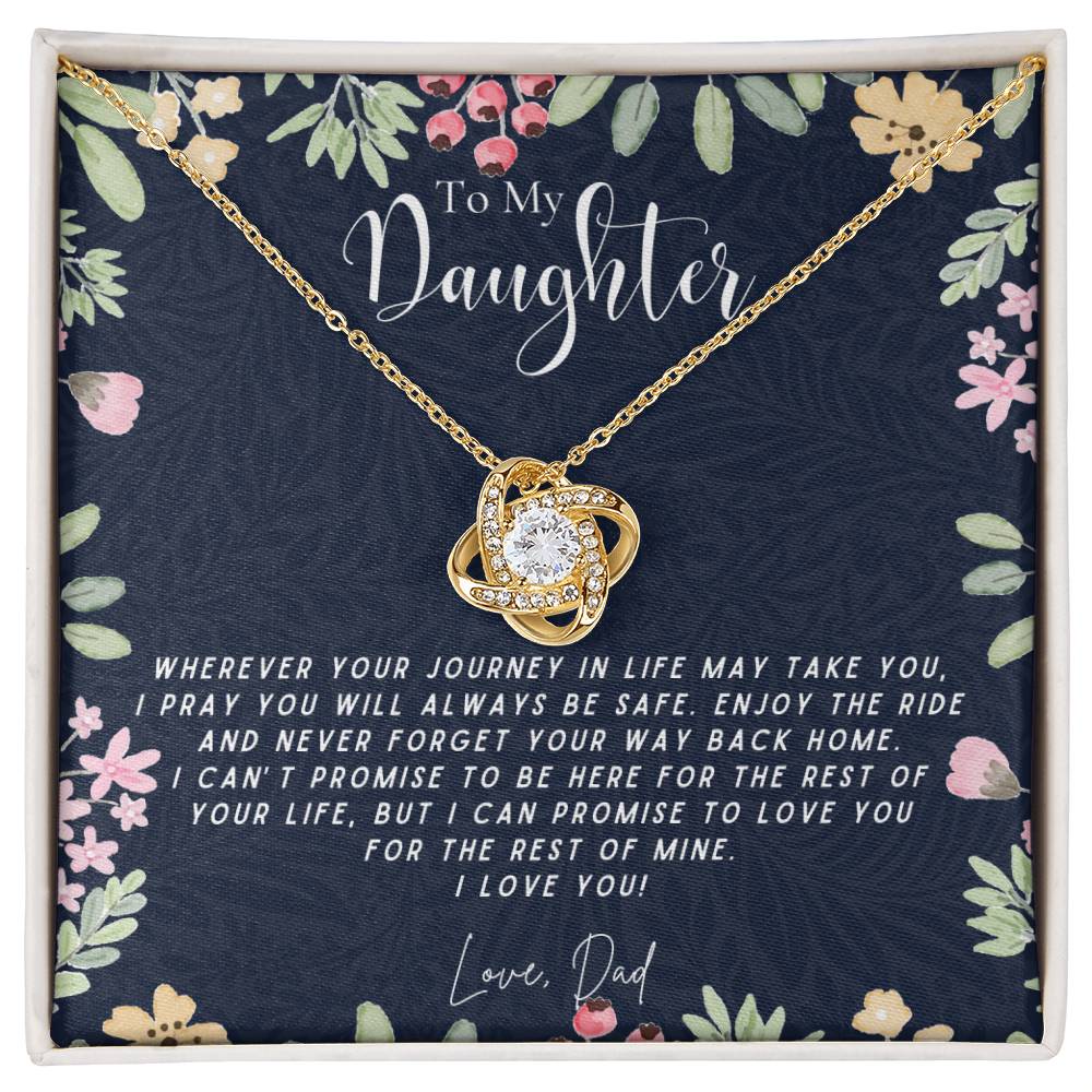 Daughter Mother's Day Gift | to My Daughter Necklace From Dad | Grown Up Daughter Gift From Dad | Gift for Daughter From Dad | Daughters Birthday Gift