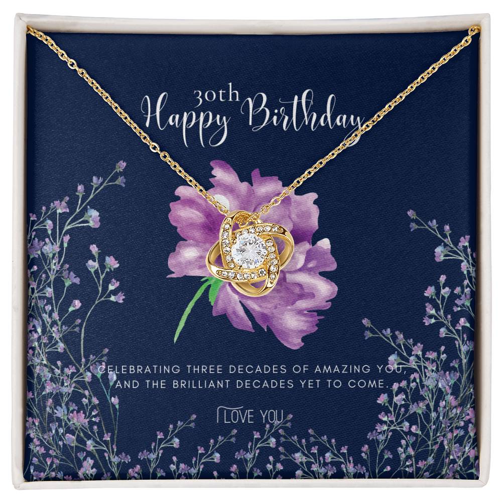 30th Birthday Gifts for Women | Necklace for Her | 3 Decade Jewelry | 30 Years Old | Best Friend Gift | 30th Birthday Gift Necklace | Birthday Gift | Jewelry Gift for Her
