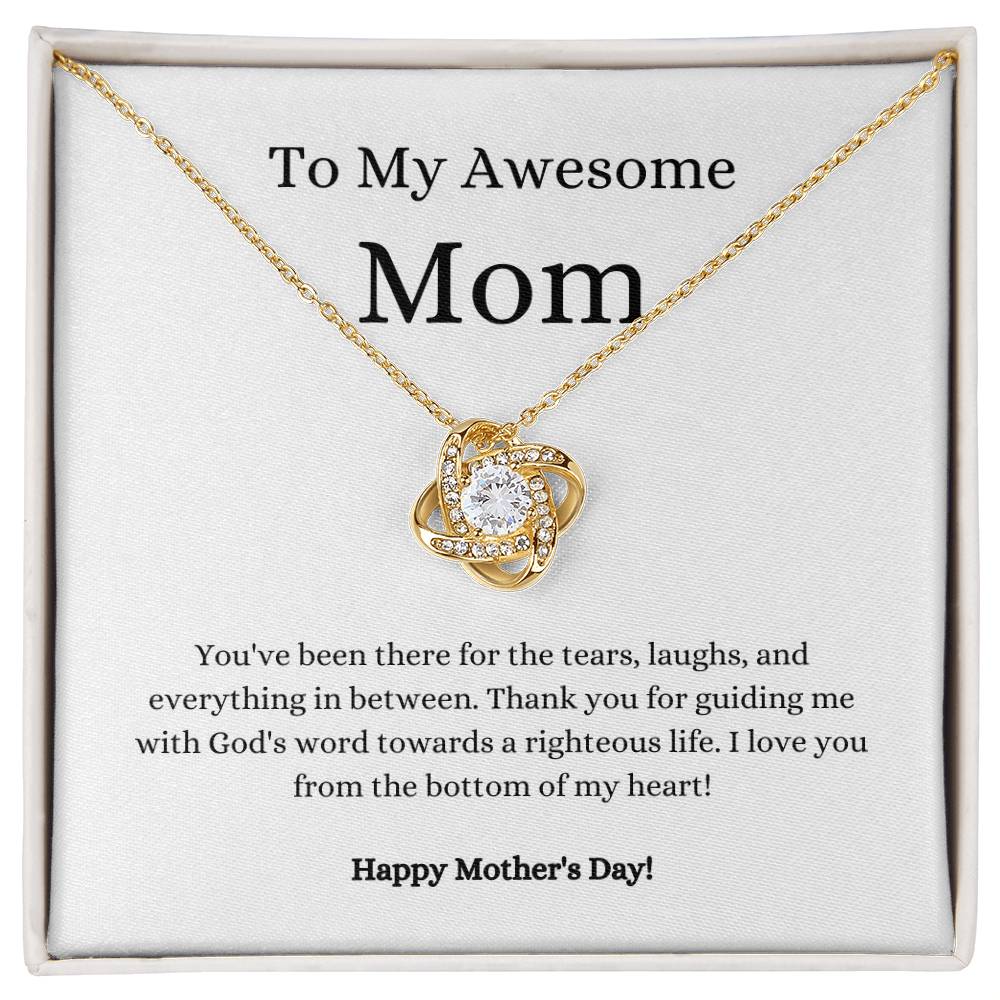 Mother's Day Laugh & Tears | Love Knot Necklace