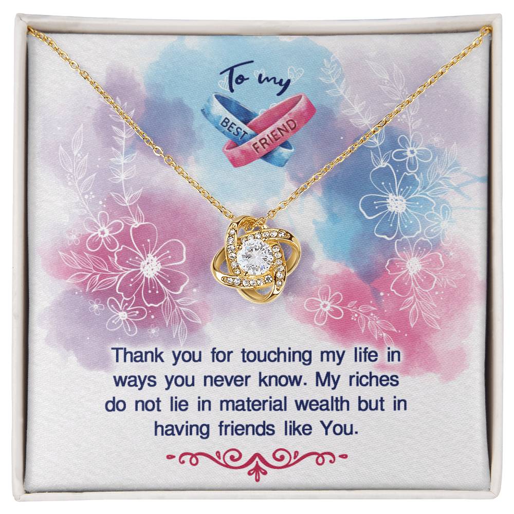 Friendship Knot Necklace - the Perfect Gift for Best Friend