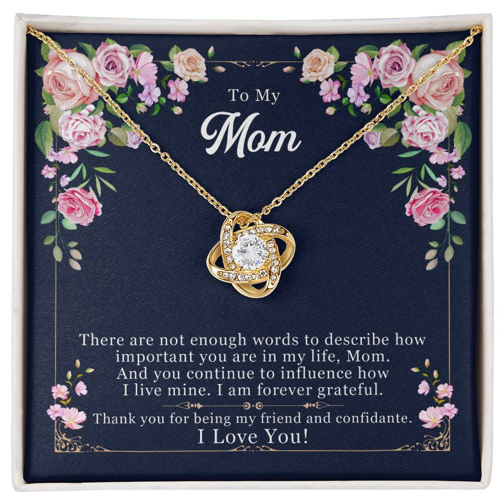 To My Mom Necklace, Gift for Mother, Mother's Day Gift Idea, Mom Gift From Daughter, Mom Gift From Son