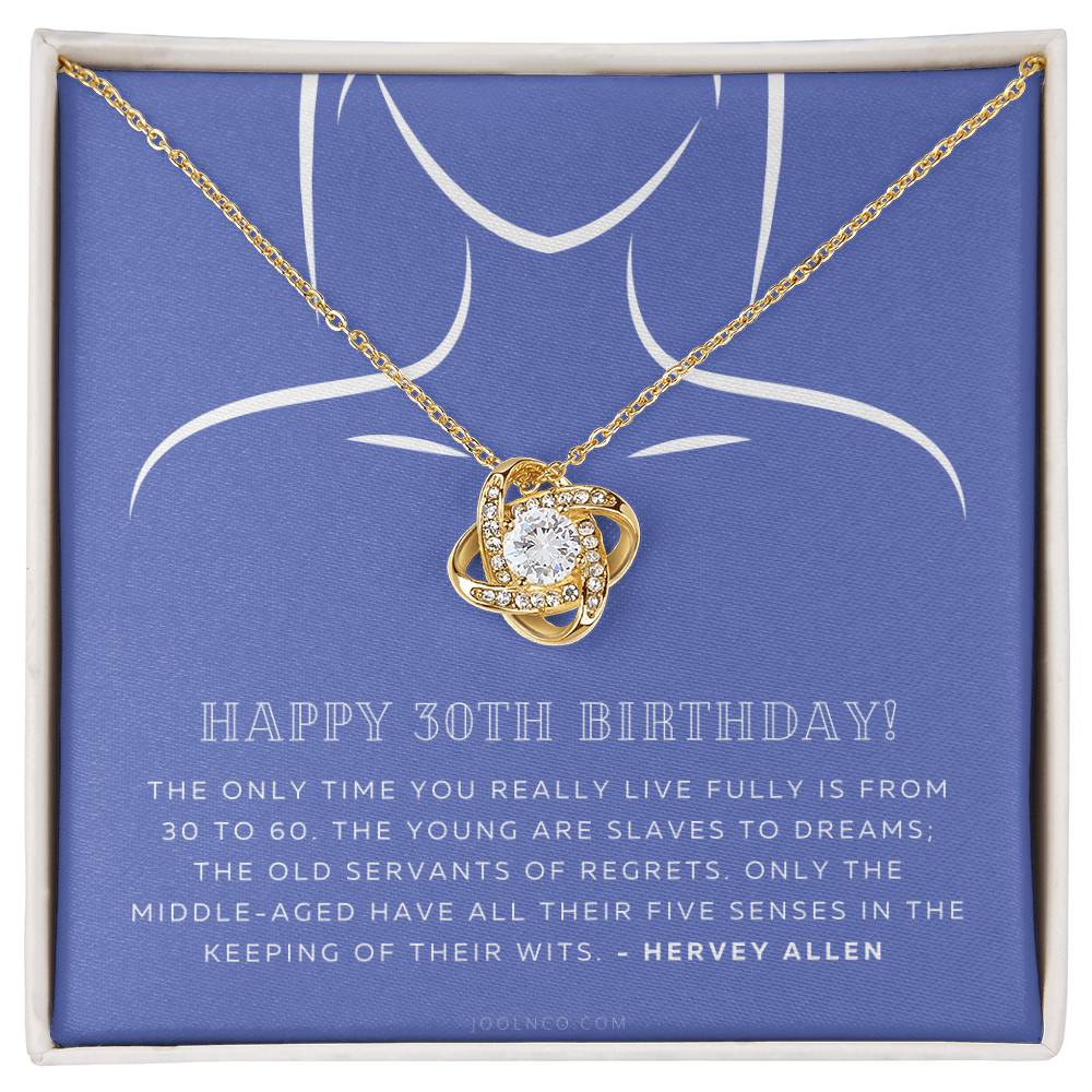 30th Birthday Gift for Her, 30th Birthday Gift for Women, 30th Birthday Gift Necklace, Happy 30th Birthday, Friend 30th Birthday