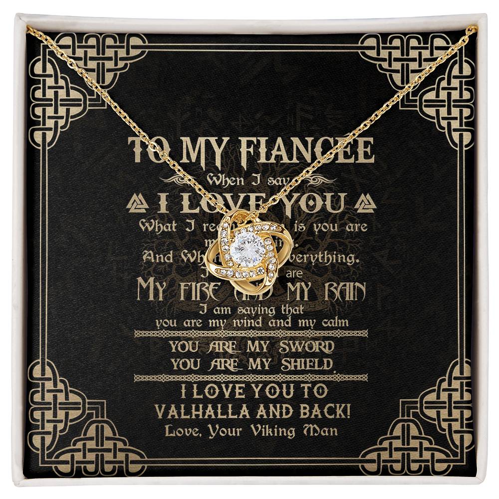 To My Shieldmaiden Necklace, Gift for Viking Fiancee