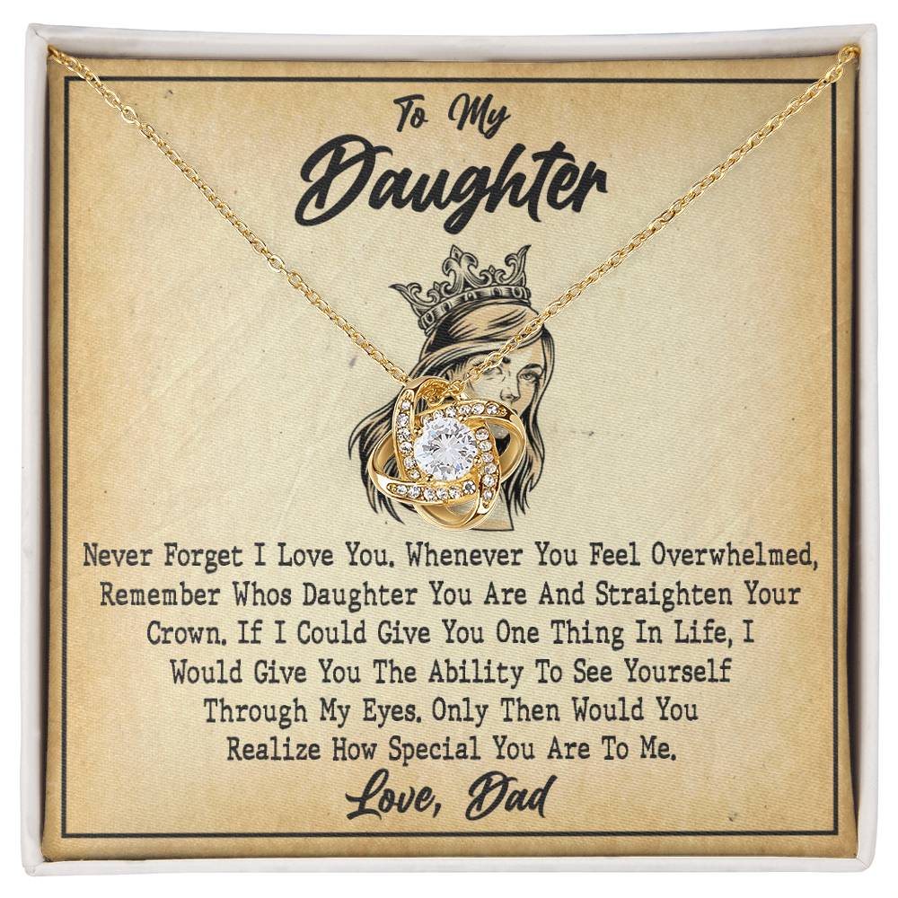 (Almost Gone) to My Daughter - Crown - Necklace