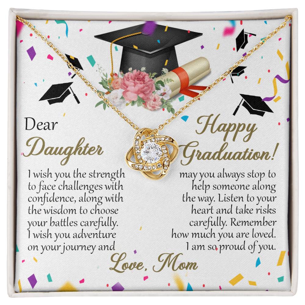 Graduation Gift for Daughter - Love Knot Necklace