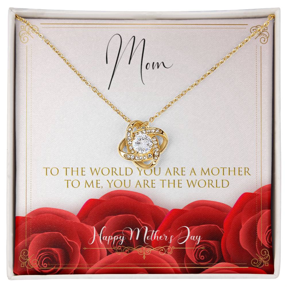 Happy Mother´s Day Love Knot Necklace