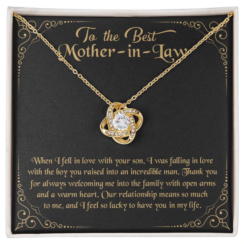 To the Best Mother-In-Law Gift for Mother's Day, Birthday, Anniversary