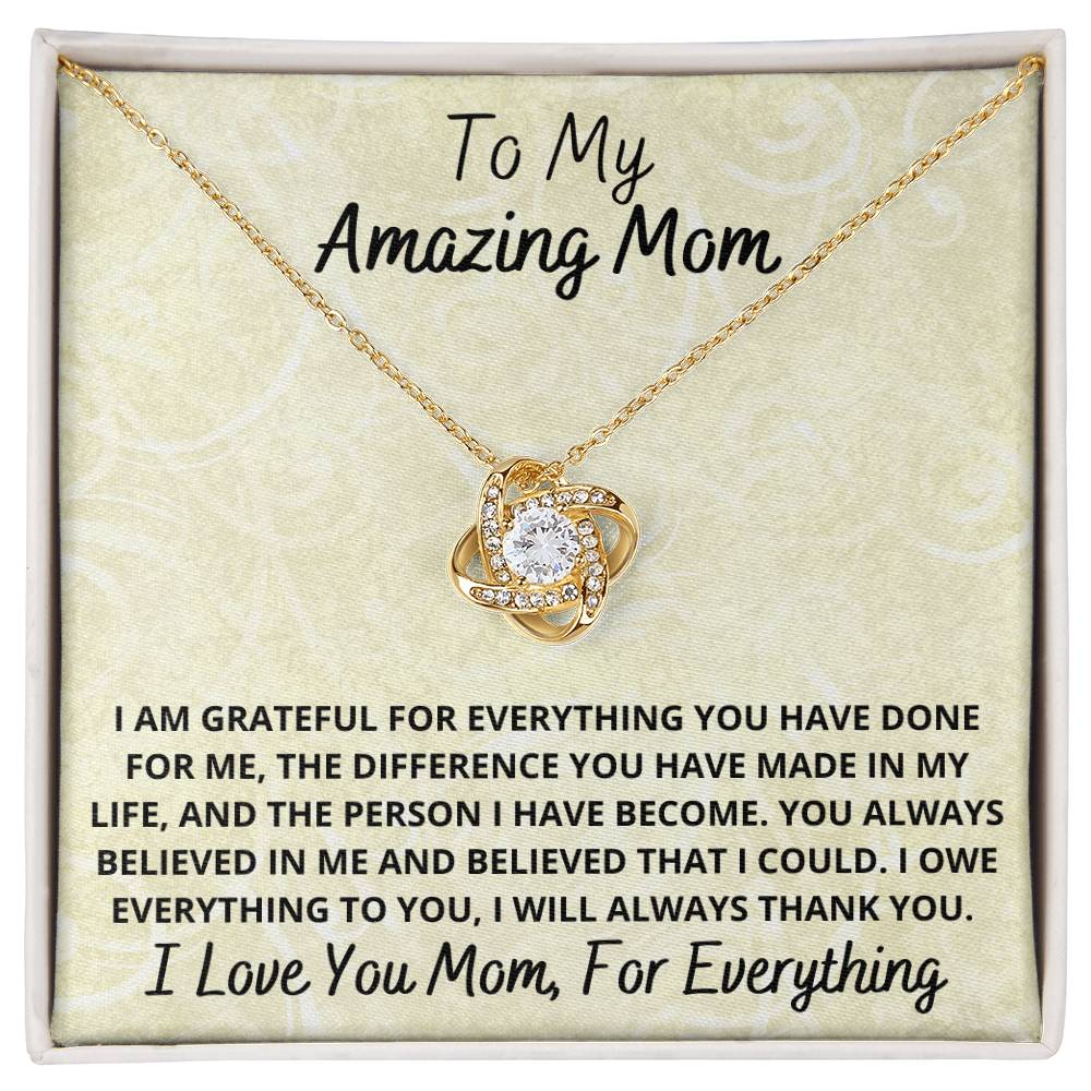 Thank You Mom Necklace