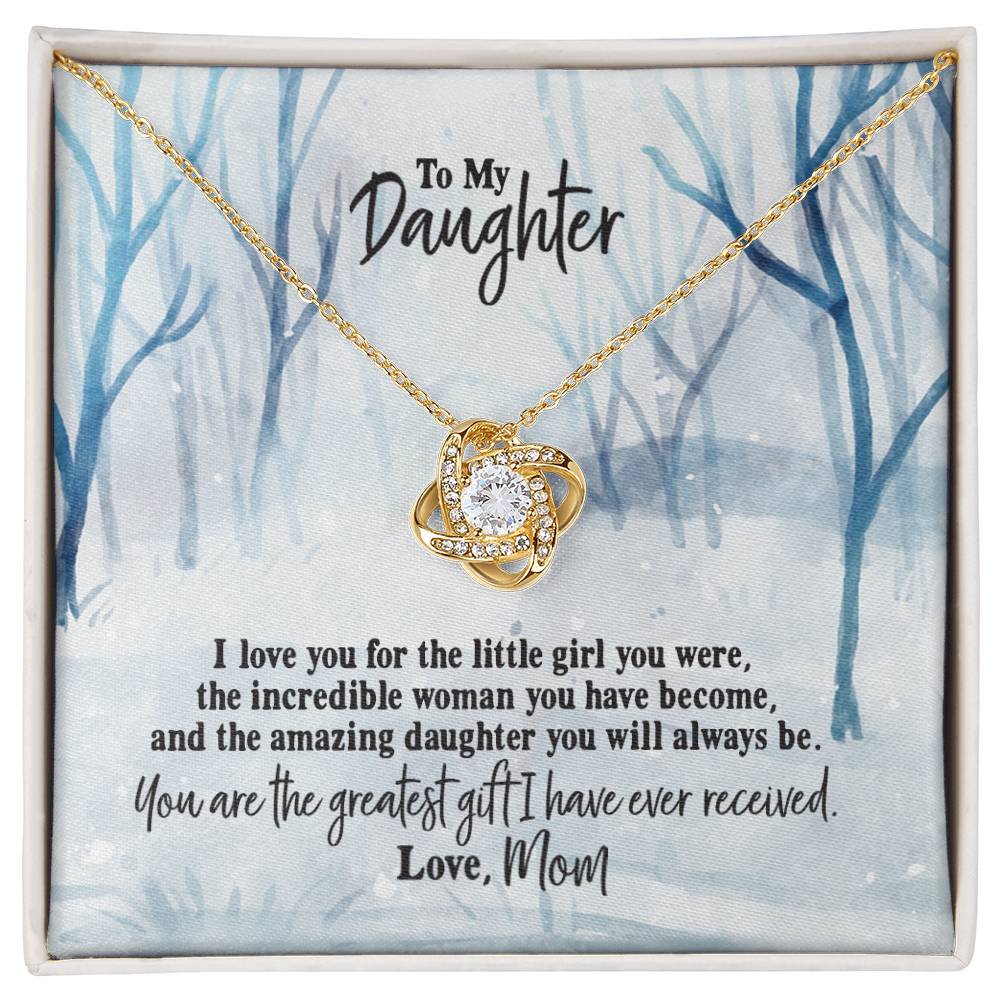 Greatest Gift Necklace for Daughter