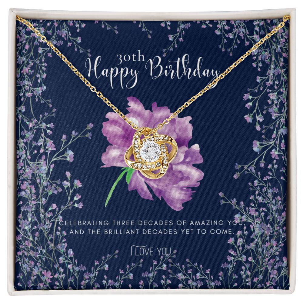 30th Birthday Gifts for Women | Necklace for Her | 3 Decade Jewelry | 30 Years Old | Best Friend Gift | 30th Birthday Gift Necklace | Birthday Gift | Jewelry Gift for Her