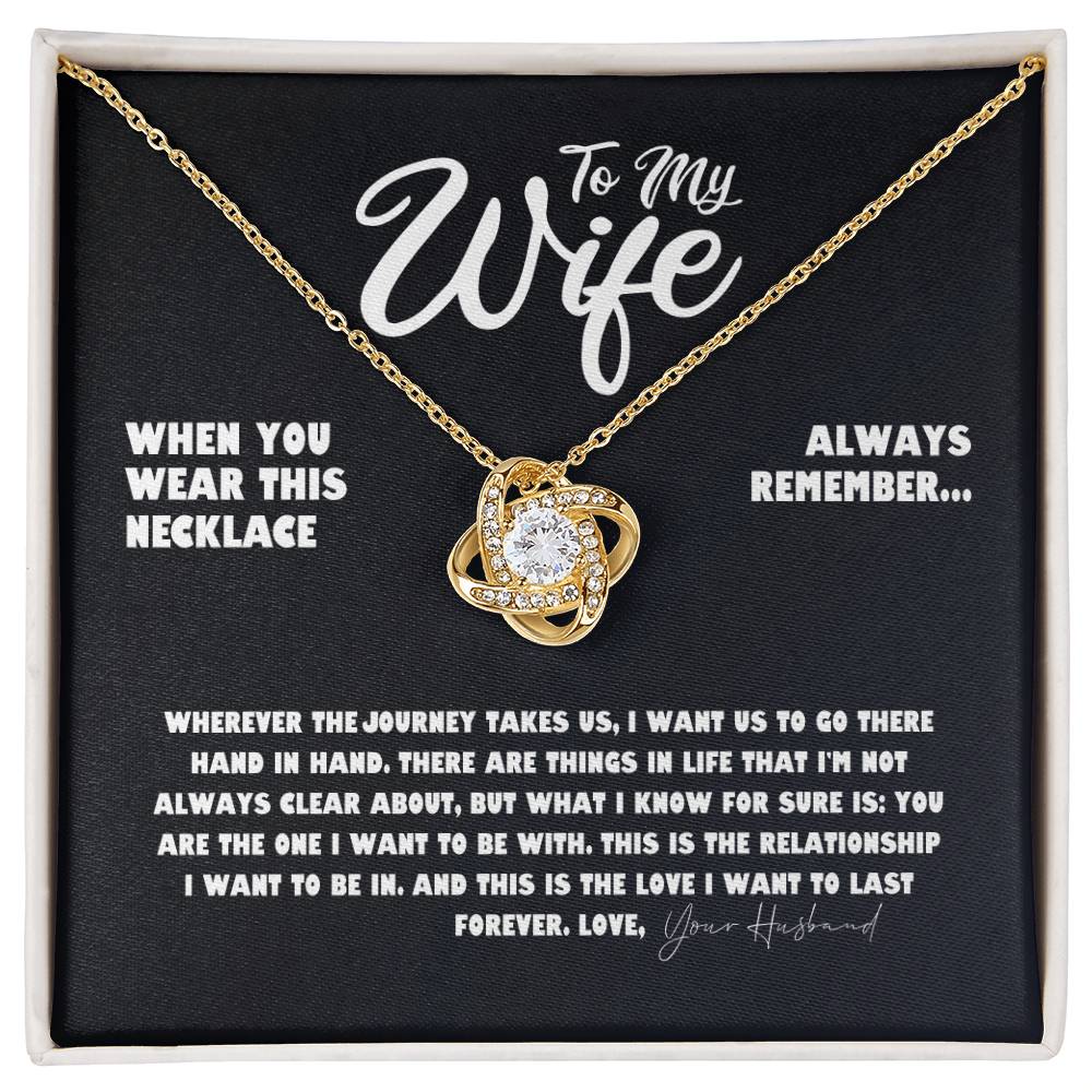 To My Wife - Your Last Everything - Forever Love Necklace - From Your Husband