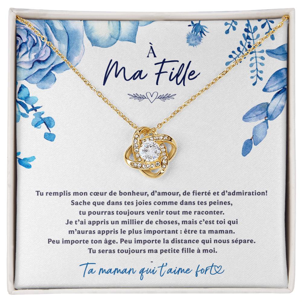 À Ma Fille - De Ta Maman Qui T'aime Fort - Collier