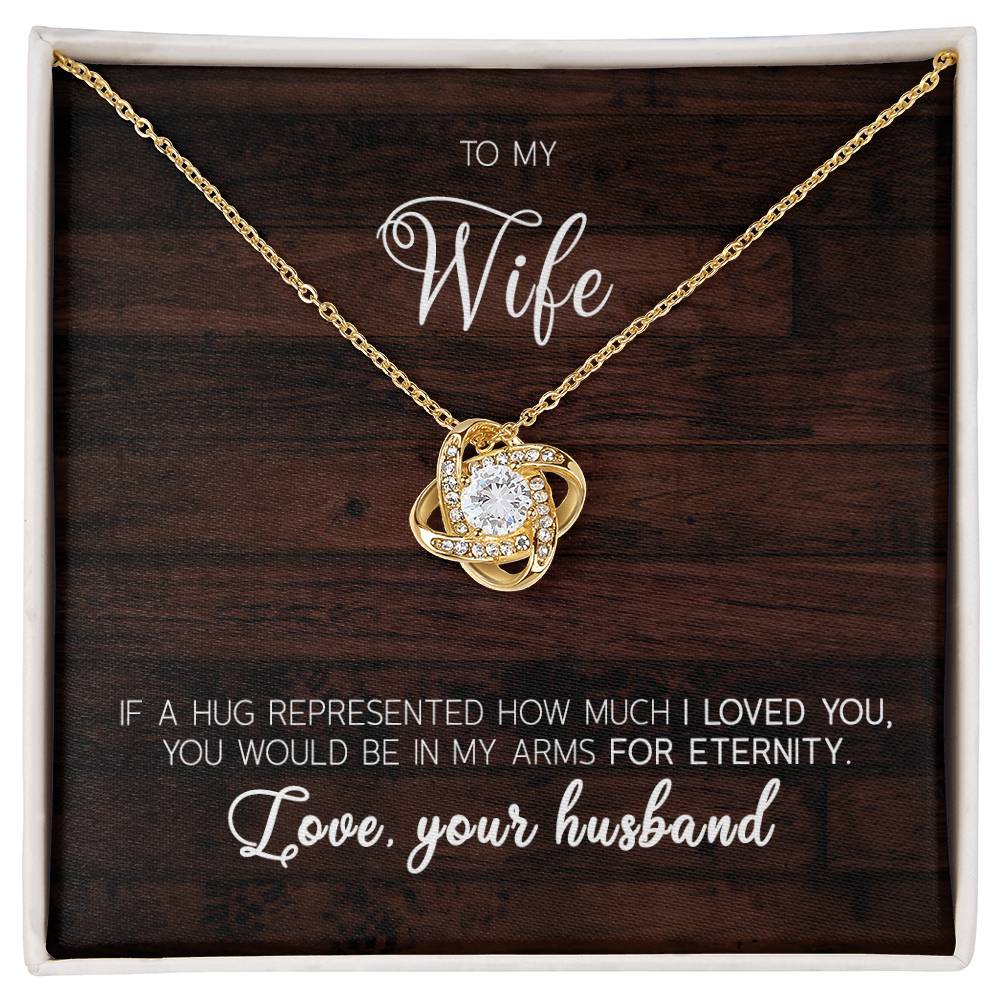 To My Wife, Love Your Husband Necklace