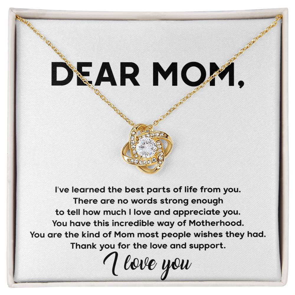 Dear Mom - Love Knot Necklace - So141