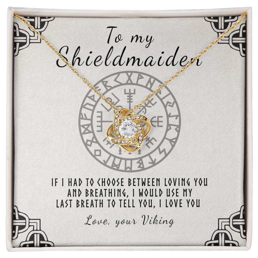 (Almost Gone) to My Shieldmaiden Knot Necklace