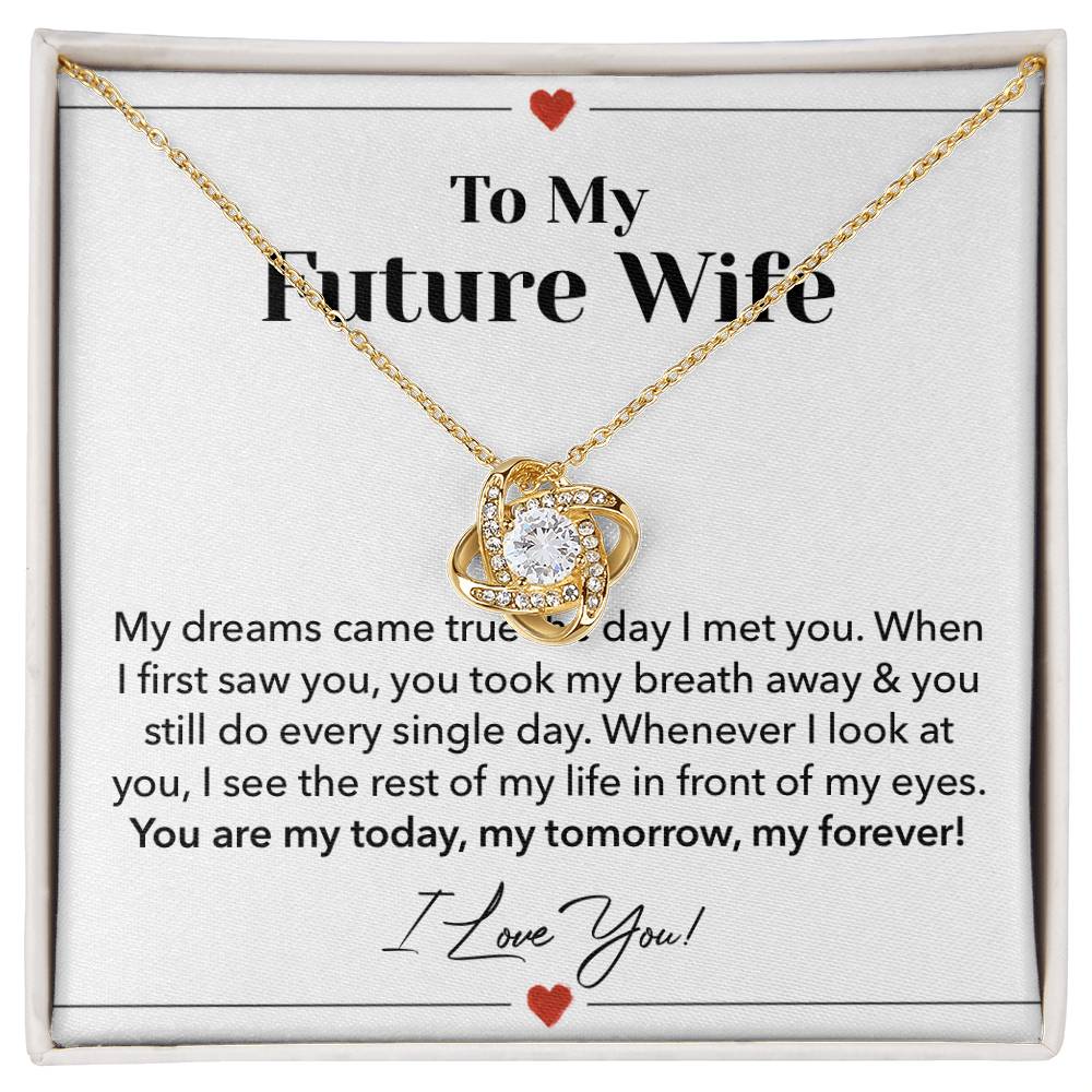 Future Wife Love Knot Necklace