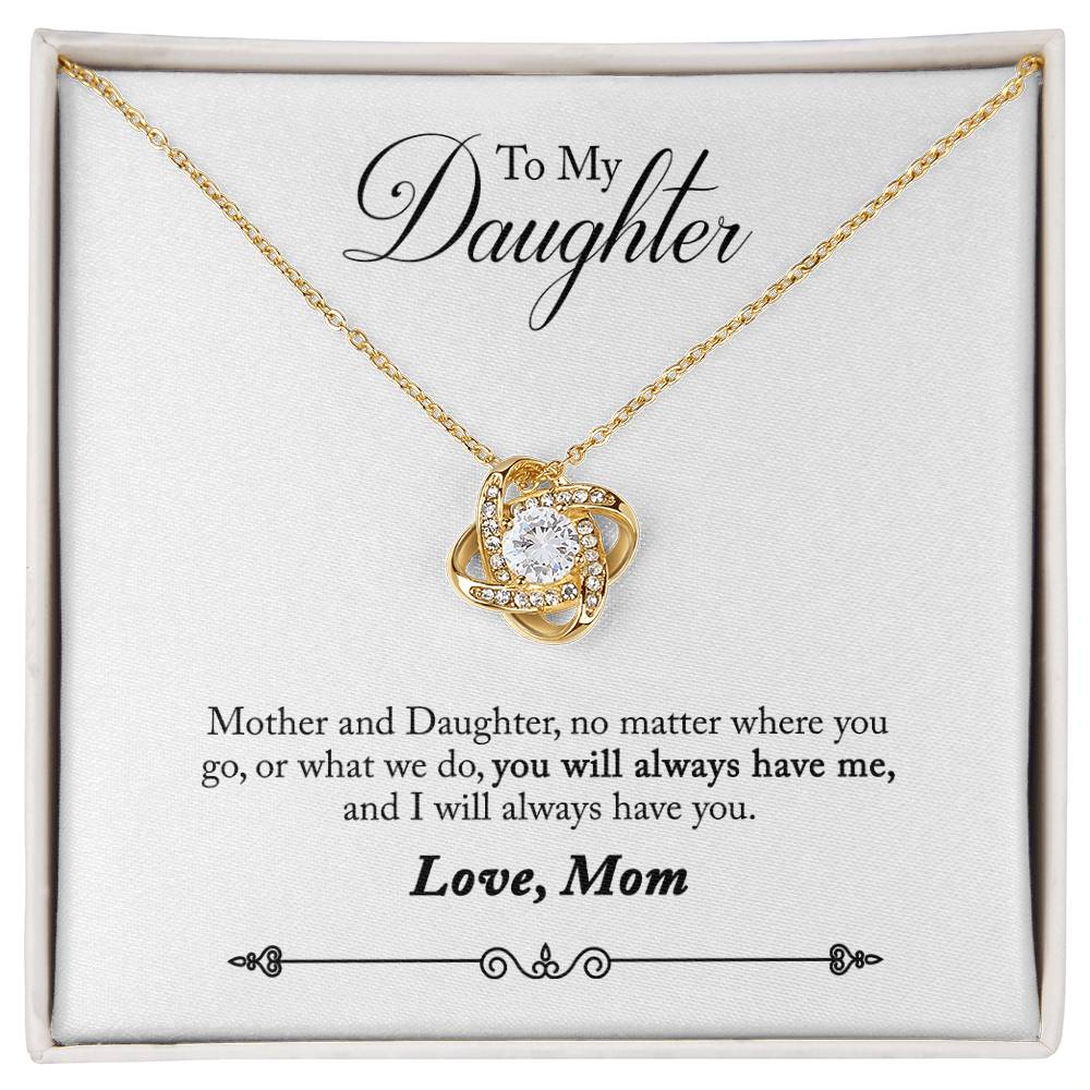 Love Knot Necklace - for Daughter