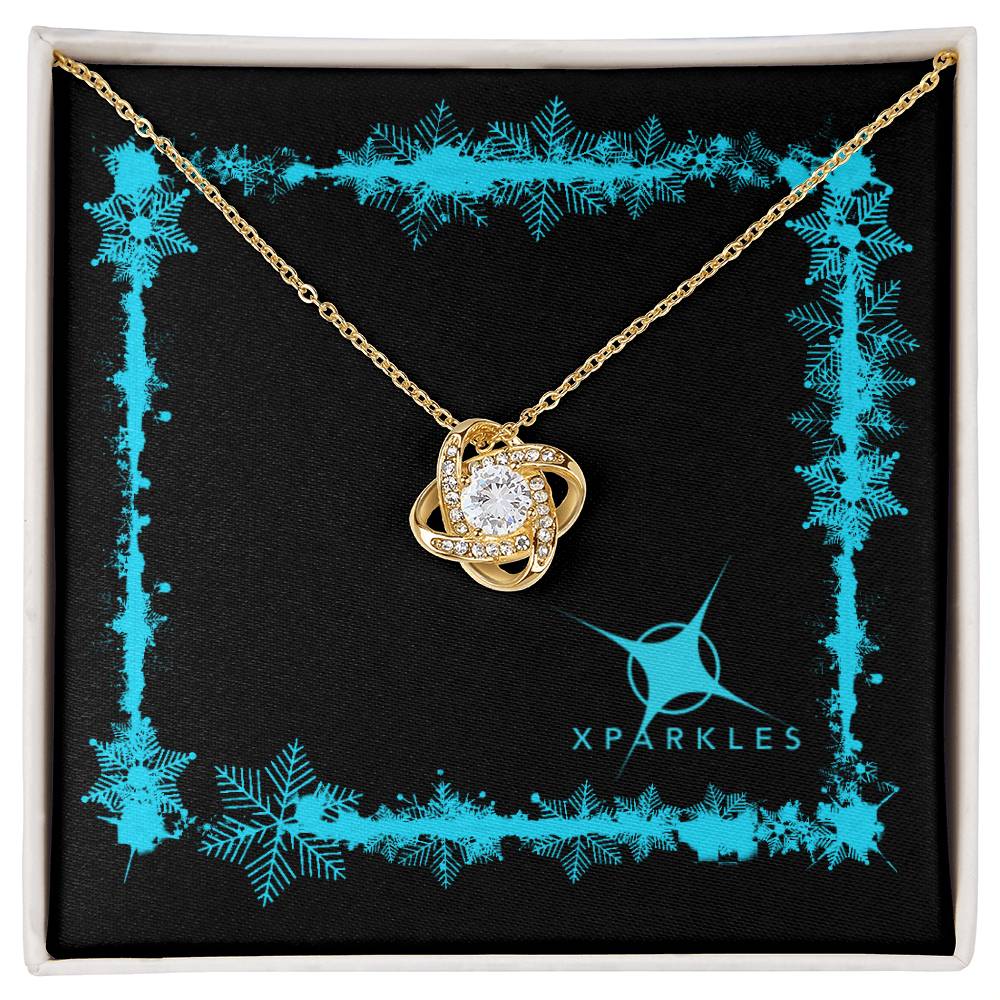 Xparkles Love Knot Necklace