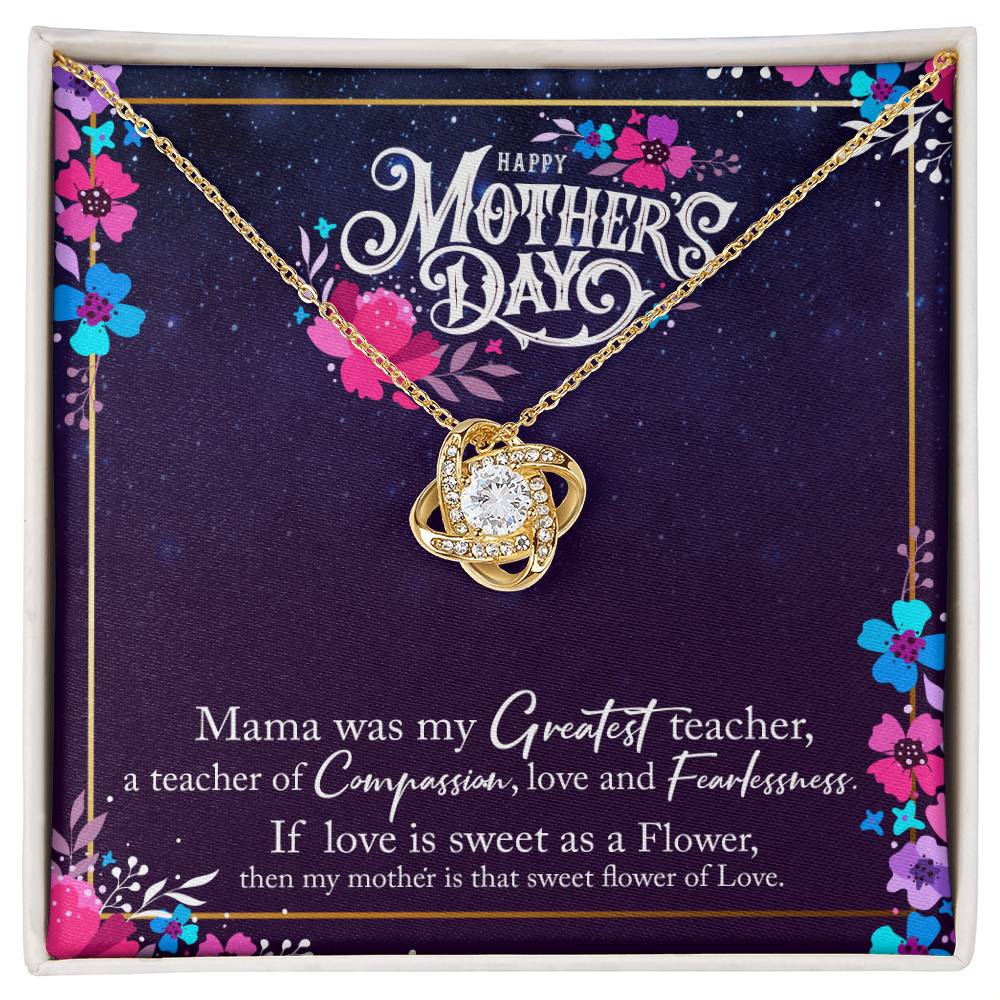 Happy Mother's Day - Love Knot Necklace - Greatest Teacher