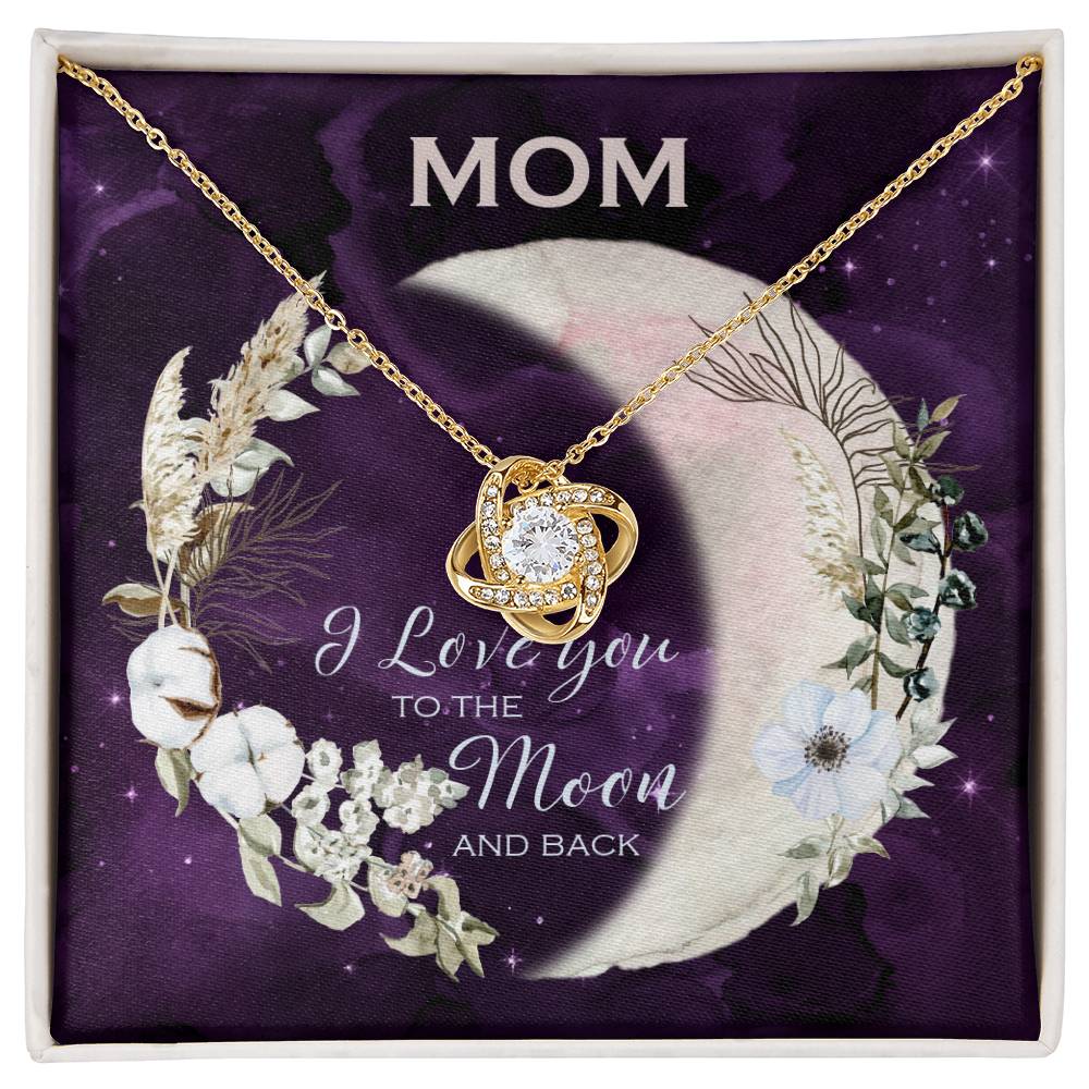 Gift for Mom, I Love You to the Moon and Back, Necklace for Mom, Mother's Day Gift, Women's Jewelry