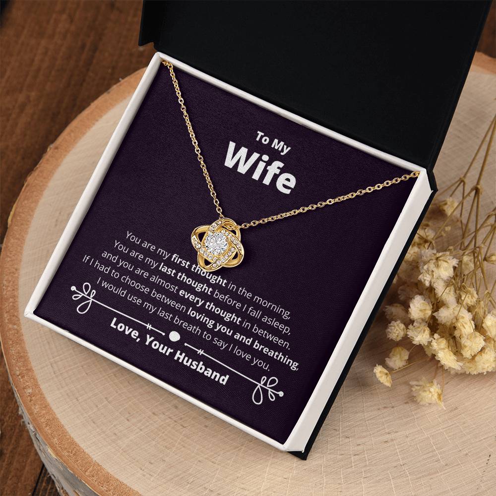 Almost Every Thought Necklace