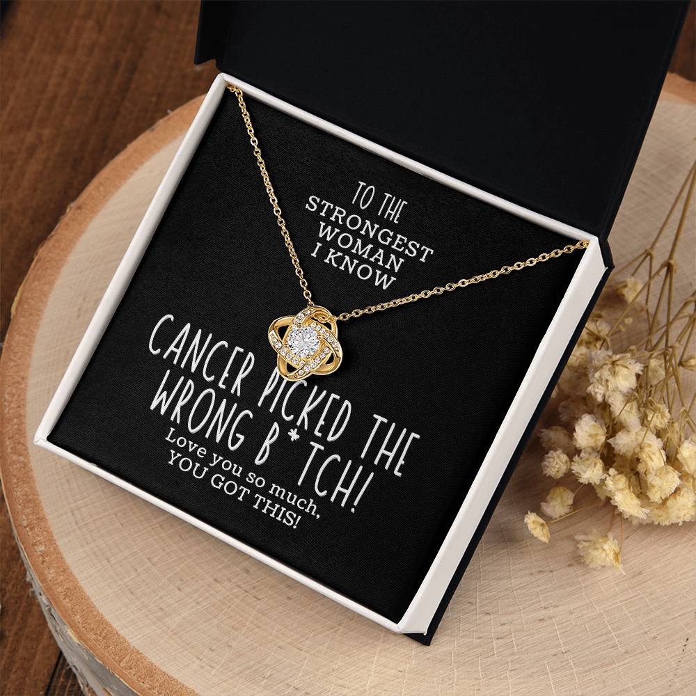 Cancer Support Necklace - Chemo Support Necklace - Gift for Strength and Encouragement