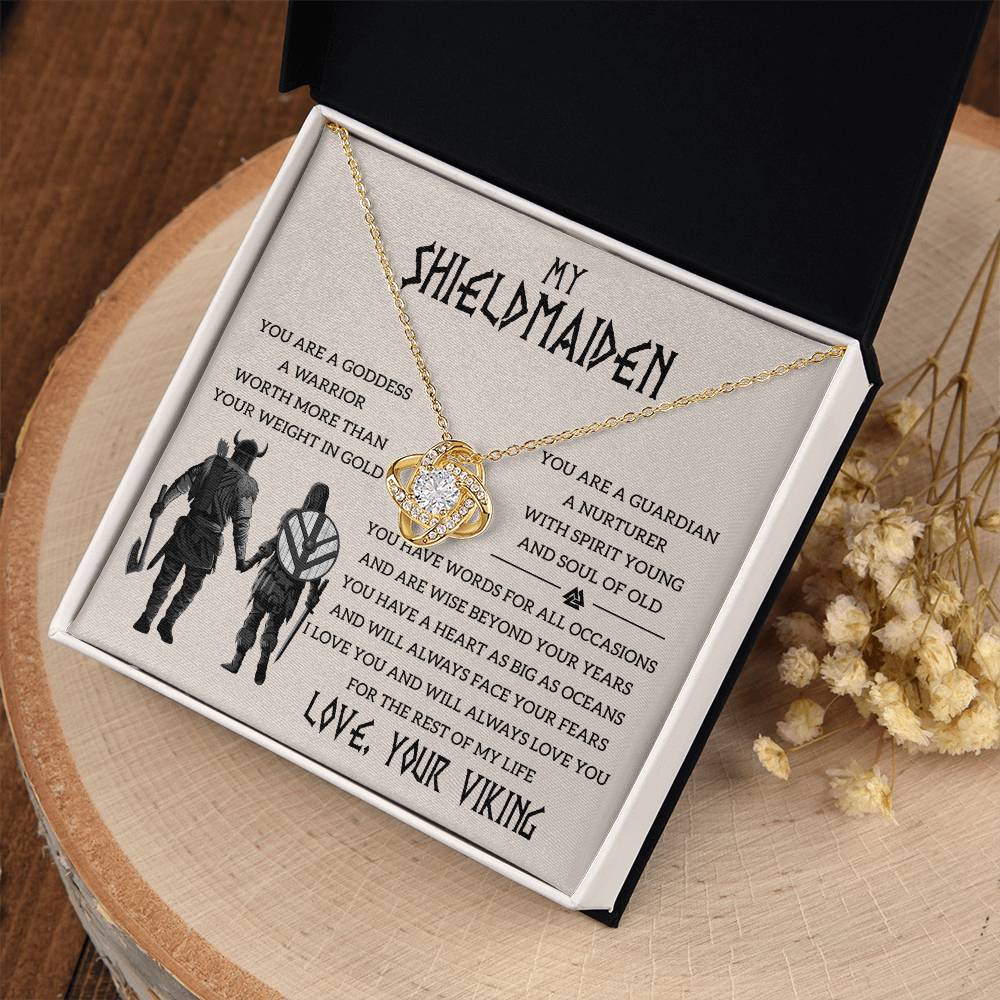 Shieldmaiden Love Knot Necklace From Beloved Viking