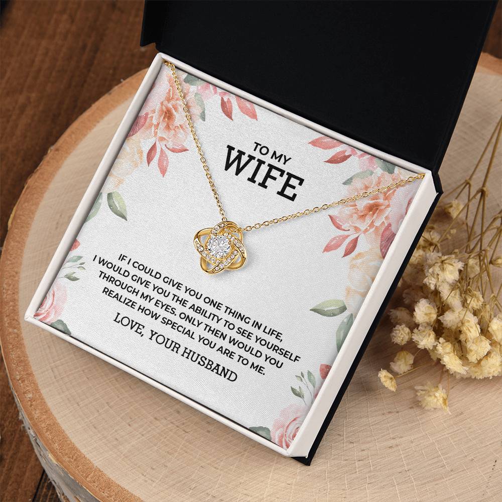 To My Wife: Through My Eyes - Necklace