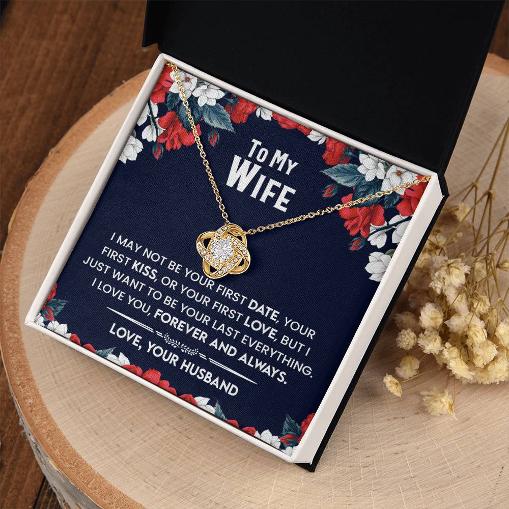 Limited Edition Love Knot Necklace Gift for Wife