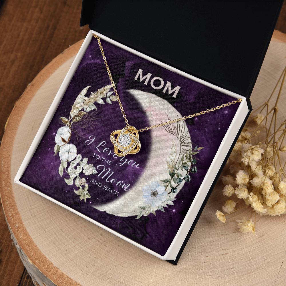 Gift for Mom, I Love You to the Moon and Back, Necklace for Mom, Mother's Day Gift, Women's Jewelry