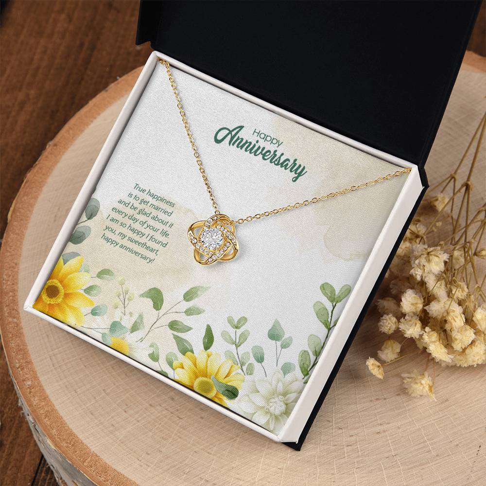 (Anniversary Edition) Happily Married - Love Knot Necklace