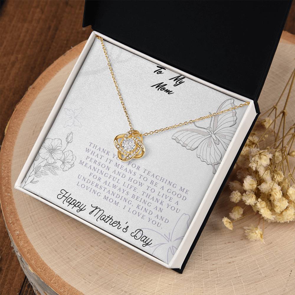 Happy Mother's Day_ Love Knot Neckace